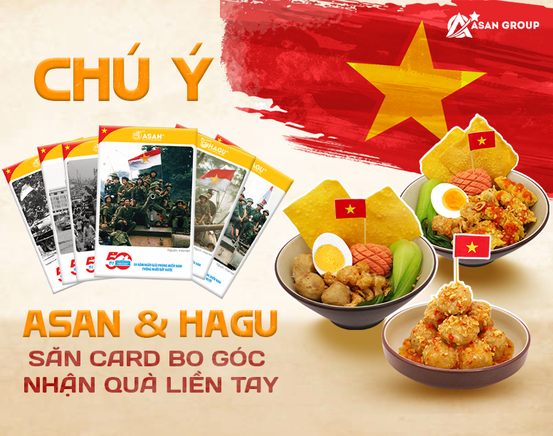 Sưu tập card đổi tô Mì Cay Siêu Bò Viên và khám phá món mới siêu hấp dẫn tại Asan và Hagu