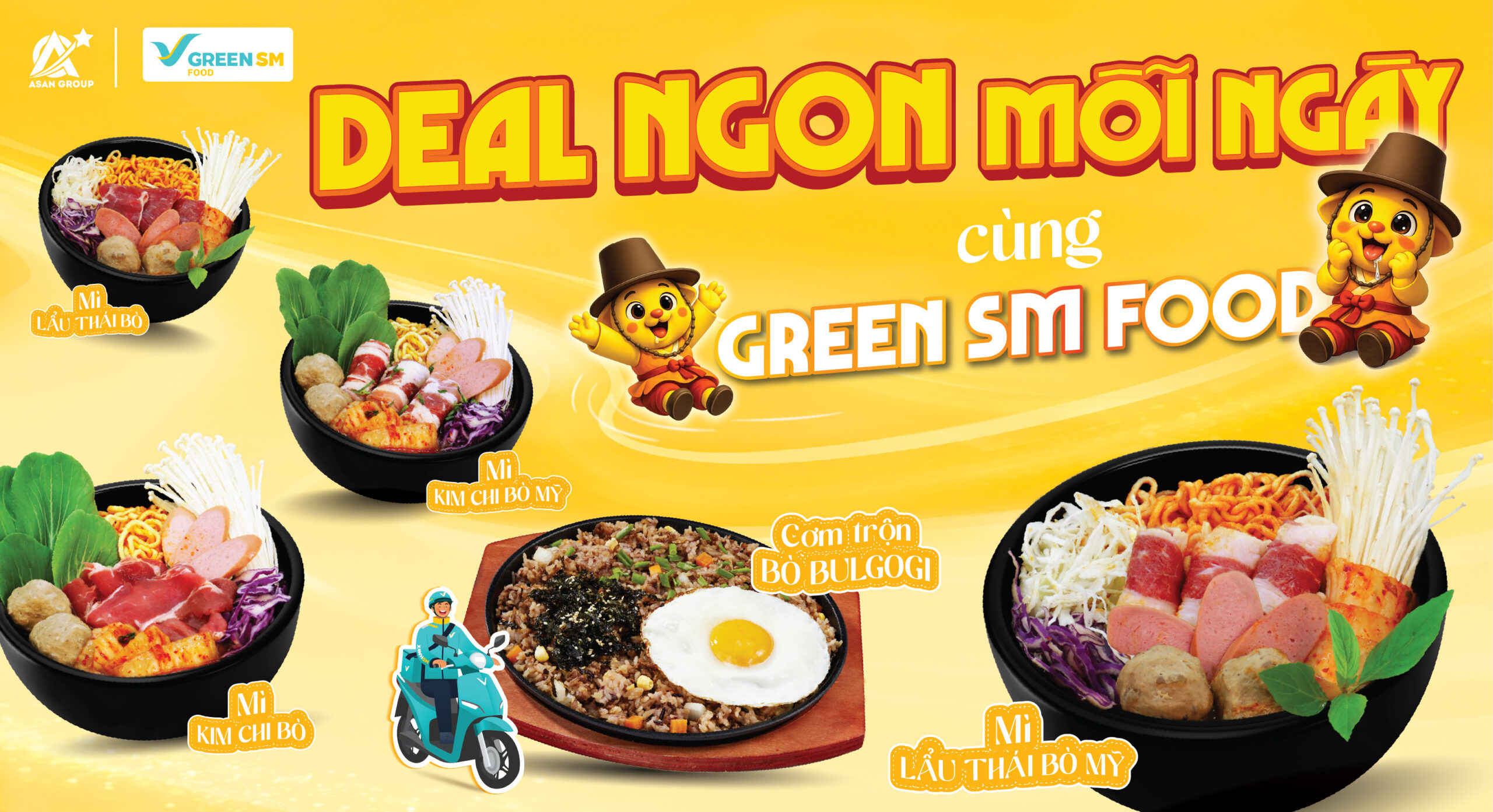 ASAN & HAGU X GREENSM FOOD – DEAL 10% DUY NHẤT THÁNG 9! 🔥